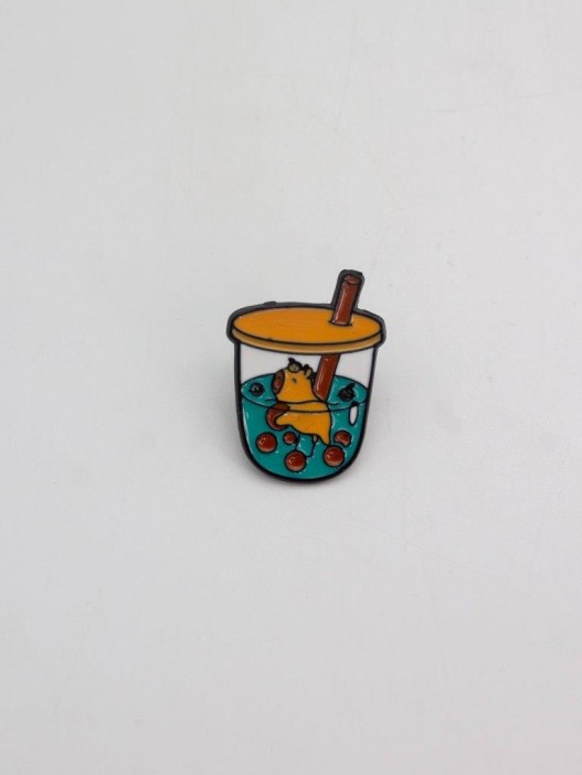 Значок металлический iLikeGift &quot;Capycocktail&quot; 