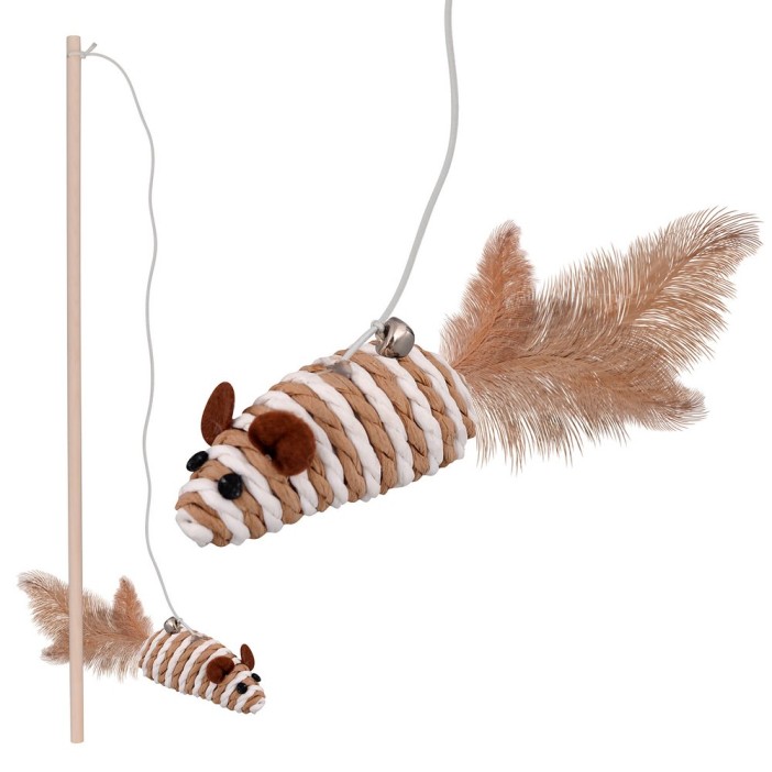 Игрушка-удочка для животных &quot;Хитрый мышонок&quot; (95 см) 