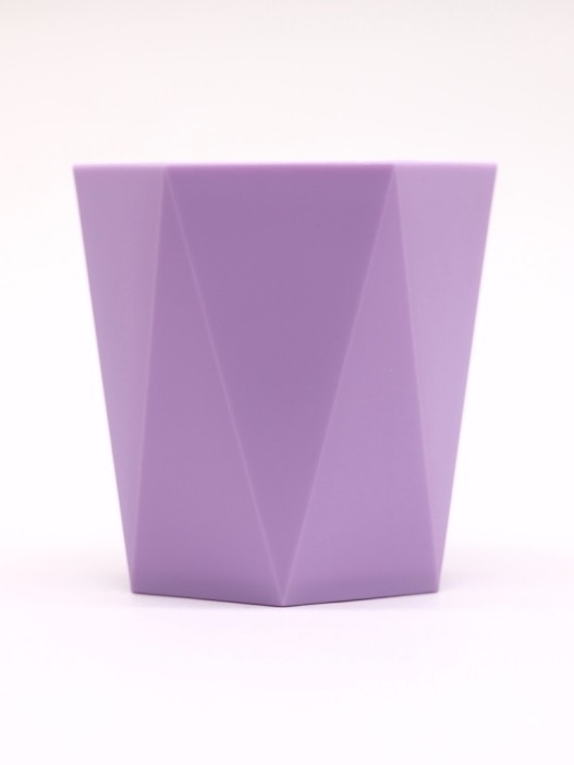 Стакан для зубных принадлежностей / канцелярских принадлежностей  «Triangle», purple 