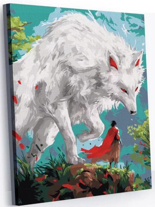 Картина по номерам 40*50 &quot;Страж&quot; (24 цвета) 