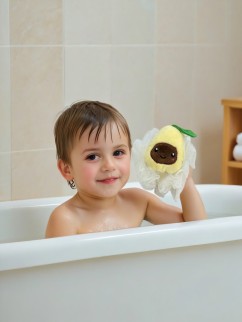 Мочалка - игрушка для душа "Avocado"