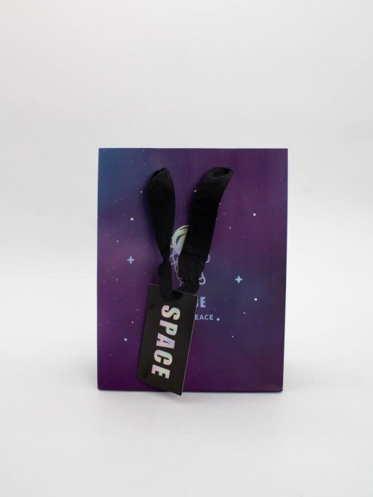 Пакет подарочный «Love&amp;Space», (18*23*11) 