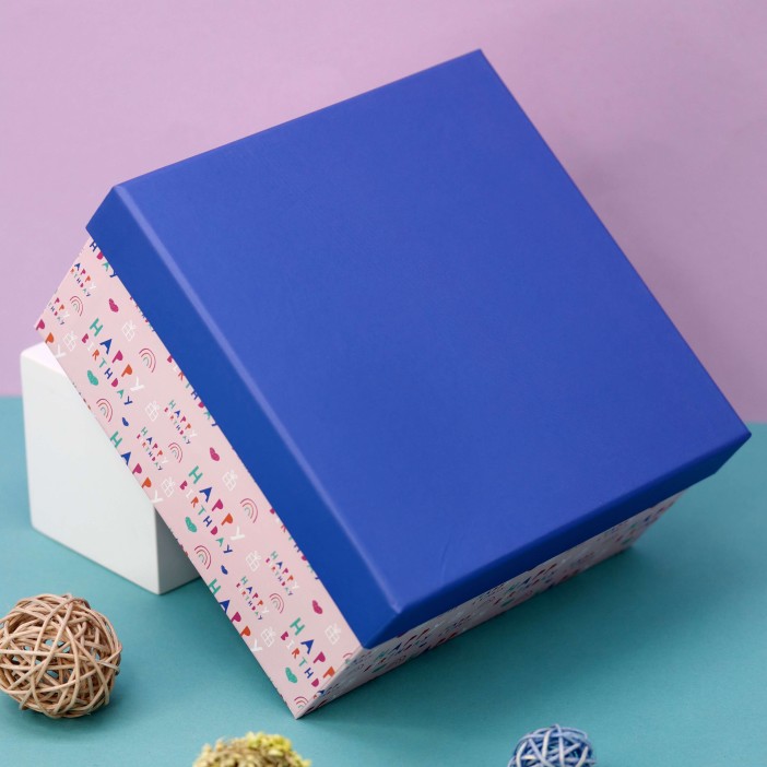 Набор подарочных коробок 3 в 1 «Happy birthday», 15*15*6.5-17*17*8-19*19*9.5 