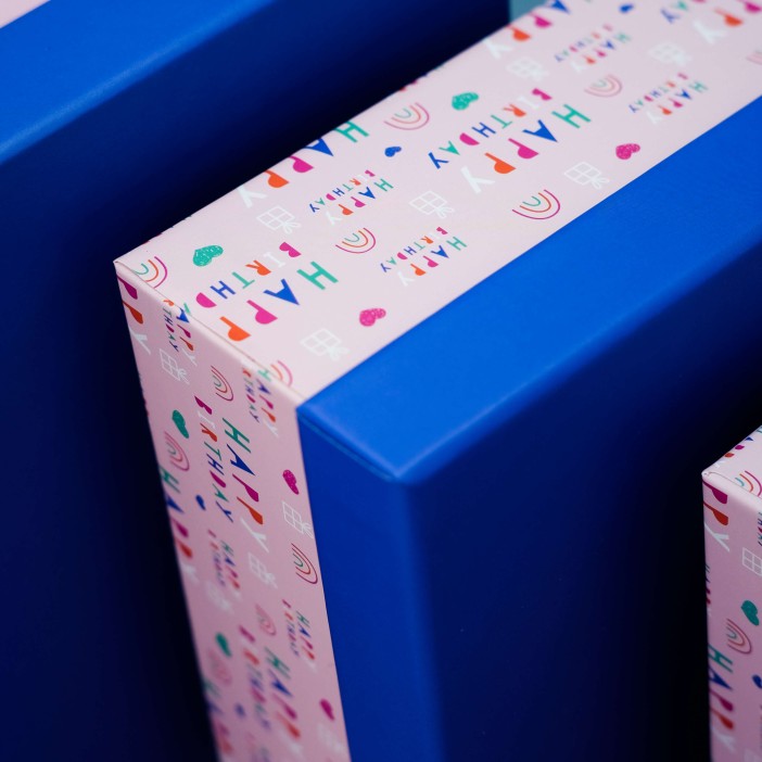 Набор подарочных коробок 3 в 1 «Happy birthday», 15*15*6.5-17*17*8-19*19*9.5 