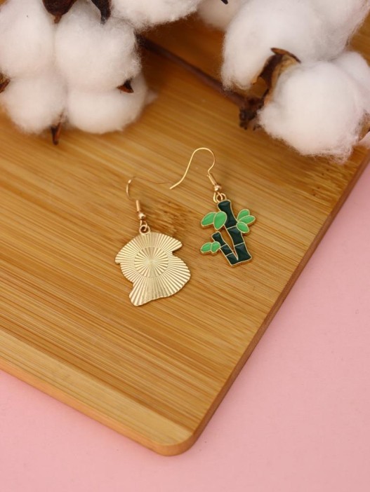 Серьги GIRLY &quot;Panda with bamboo&quot; 