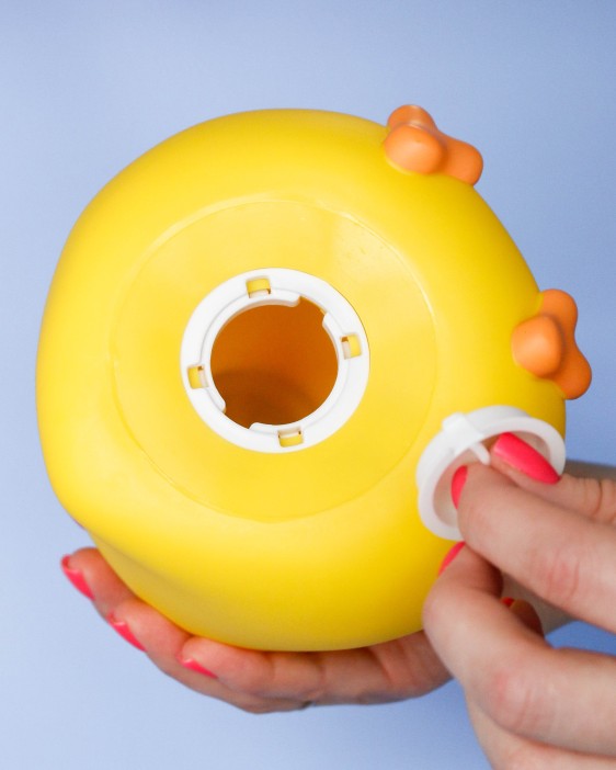 Копилка «Bow duck», yellow 