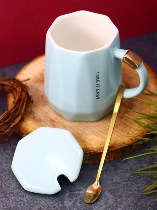 Кружка «Take it easy», blue (400 ml) 