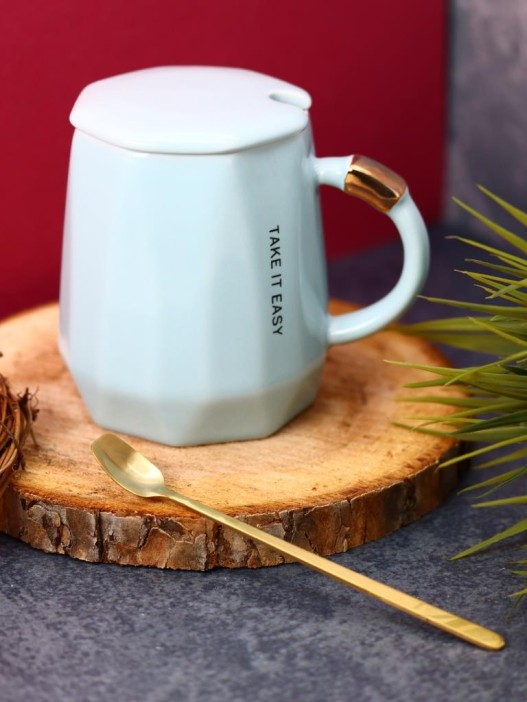 Кружка «Take it easy», blue (400 ml) 