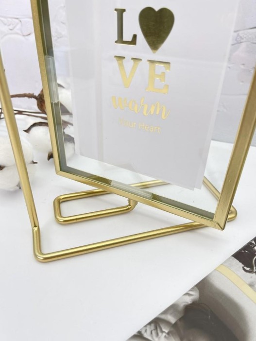 Фоторамка «Crown», gold, металл (10*15 см) 