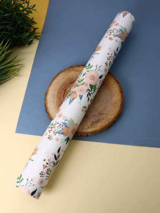 Упаковочная бумага «Flora», white (50*70 см) 