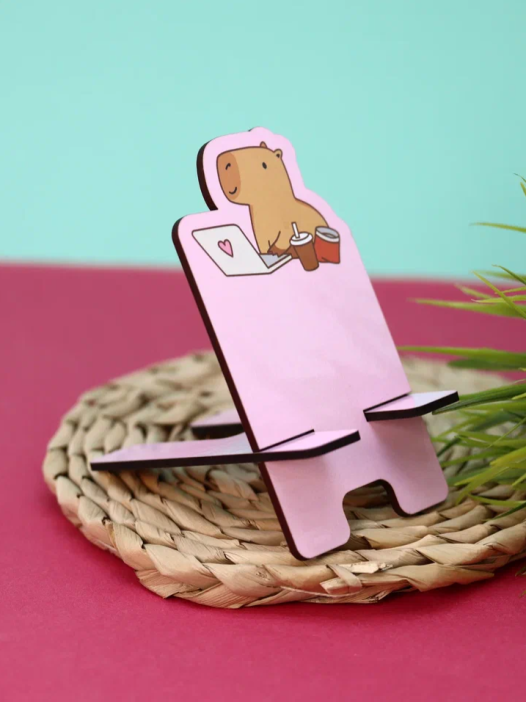 Подставка под телефон/планшет «Capybara works» 
