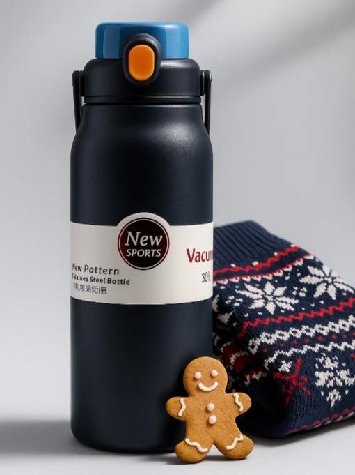 Термос «Active life», dark blue (1000 ml) 