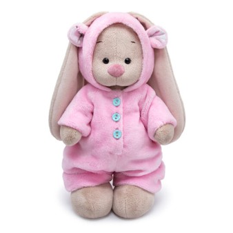 Мягкая игрушка "Зайка Ми в меховом комбинезоне (большой)" (32 см)