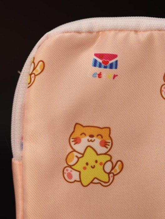 Косметичка &quot;Lovely day&quot;, orange (12.5*12.5 см) 