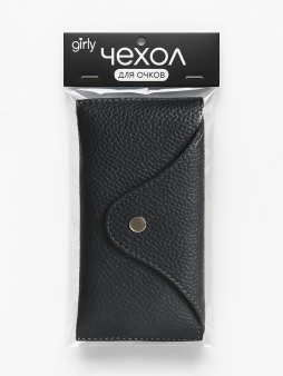 Чехол для очков GIRLY "Urban Click", black