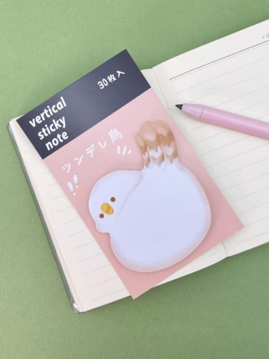 Блок стикер для записей "Birdie", orange 