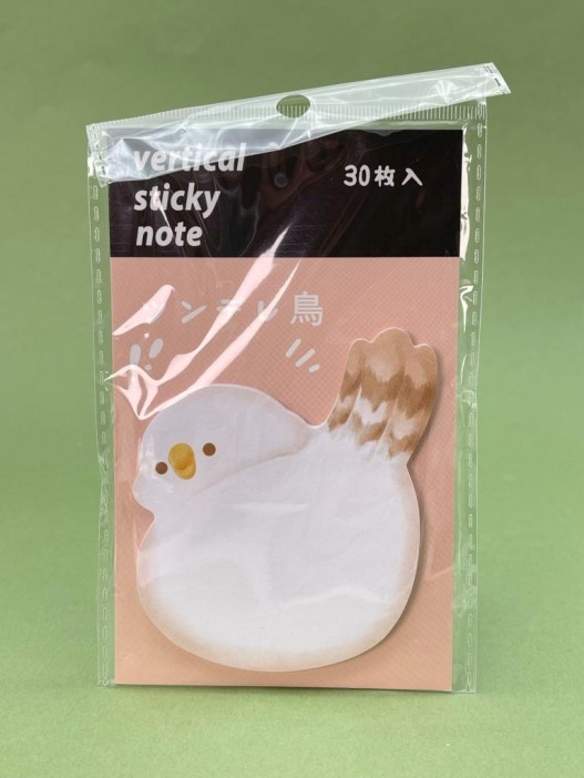 Блок стикер для записей "Birdie", orange 