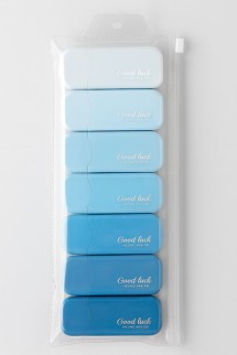 Набор корректоров 6 шт. "Light blue shades", 72м*5мм, mix