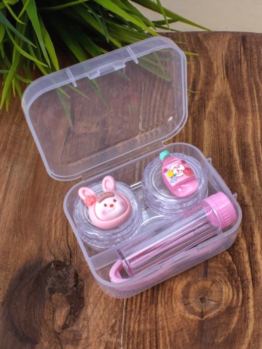 Контейнер для линз &quot;Funny animals&quot;, bunny 