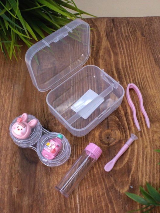 Контейнер для линз &quot;Funny animals&quot;, bunny 