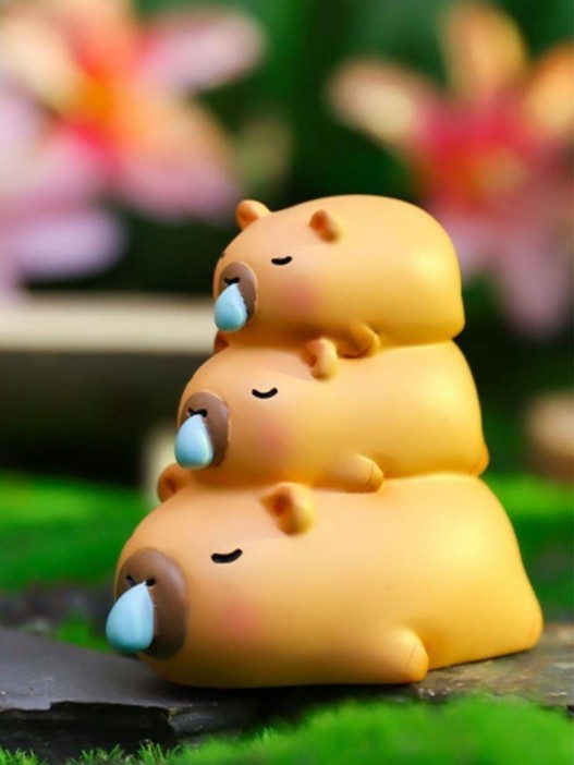 Сувенир в сюрприз-упаковке «Capybara and friends», mix (7,3 см), пластик 