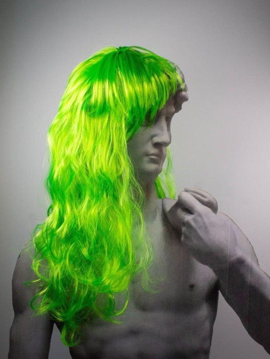 Парик карнавальный &quot;Vivid&quot;, green (50 см) 