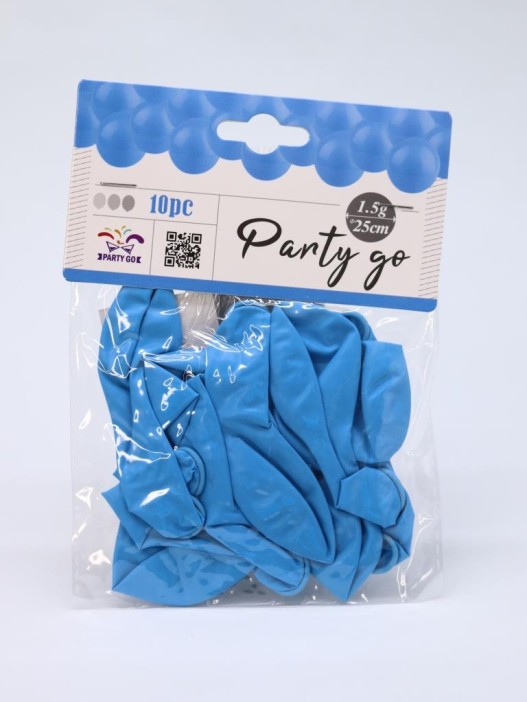 Набор воздушных шаров 10 шт. &quot;Timeless&quot;, light blue (25 см) 