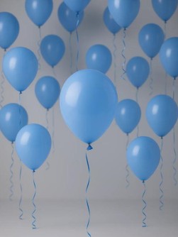 Набор воздушных шаров 10 шт. "Timeless", light blue (25 см)