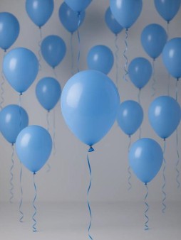 Набор воздушных шаров 10 шт. "Timeless", light blue (25 см)