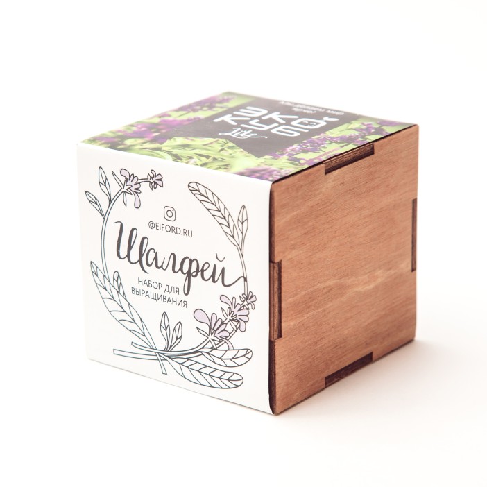 Набор для выращивания &quot;Экокуб Magicme&quot; - Шалфей 