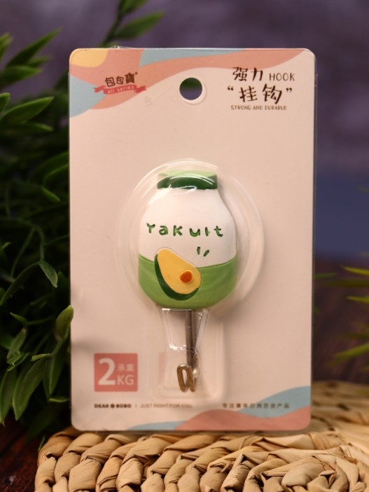 Крючок на липучке «Yakuit», green 