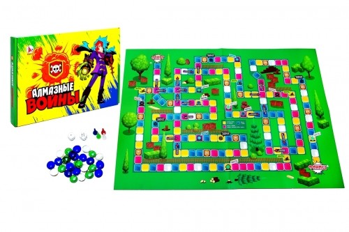 Игра настольная &quot;Алмазные войны&quot;, ходилка 