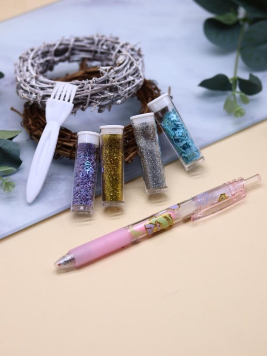 Клеевая ручка с блестками 4 цвета &quot;Magic Lulu&quot;, pink 