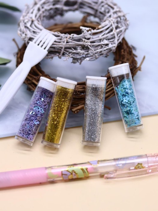 Клеевая ручка с блестками 4 цвета &quot;Magic Lulu&quot;, pink 