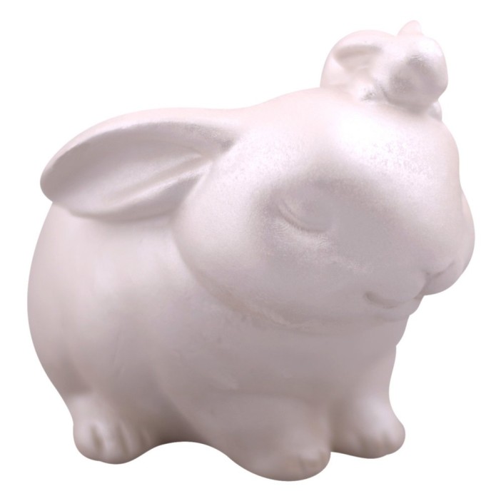 Свеча декоративная с подсвечником &quot;Зайки&quot; (12х8х9,5см) 