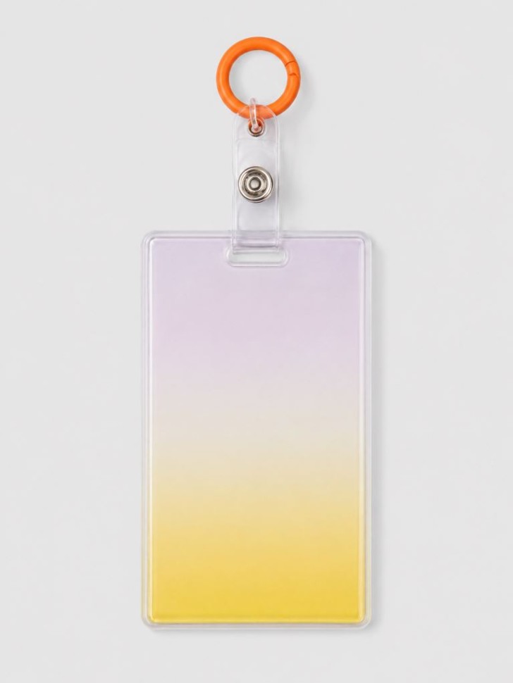 Футляр для карт "Градиент", оранжевый