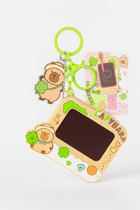 Брелок- экран для рисования «Capy magic board», green 