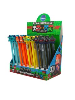Ручка шариковая "My Game", mix (0,7 мм), ш/б 48 шт.