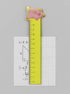 Линейка ECO из дерева «Sleeping pig»