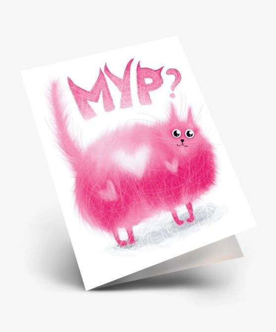 Набор двойных мини открыток 10 шт. &quot;Мур&quot;, 6.5*8см 