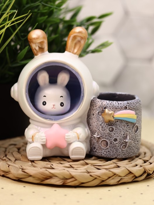 Ночник - подставка для канцелярских принадлежностей «Wendy Rabbit», pink star 