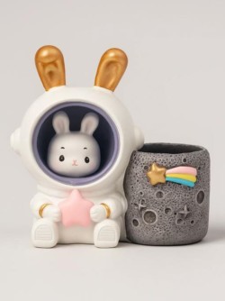 Ночник - подставка для канцелярских принадлежностей «Wendy Rabbit», pink star