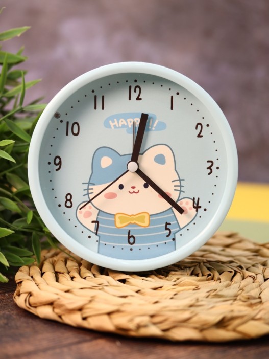 Часы-будильник «Playful cat», blue 