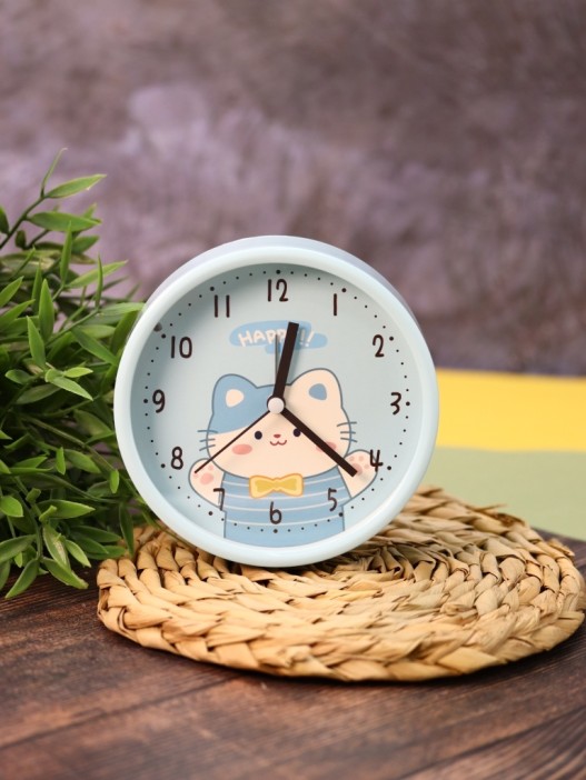 Часы-будильник «Playful cat», blue 