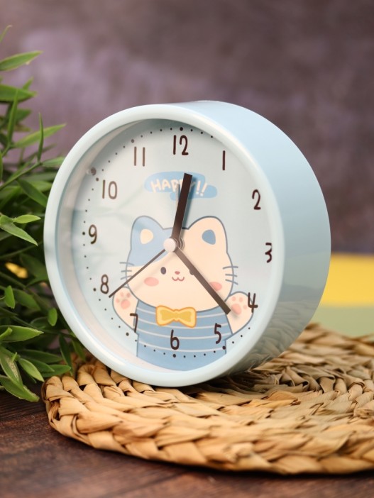 Часы-будильник «Playful cat», blue 