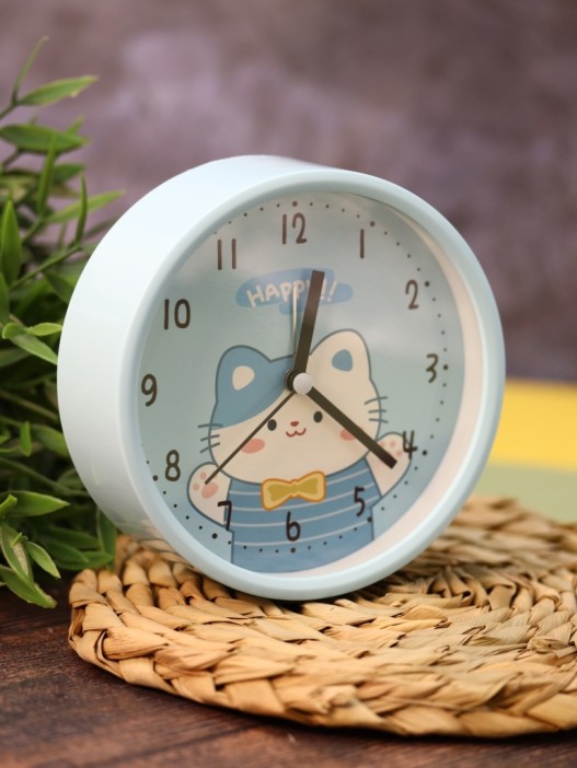 Часы-будильник «Playful cat», blue 
