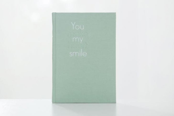 БЛОКНОТ &quot;You make my heart smile&quot; green 