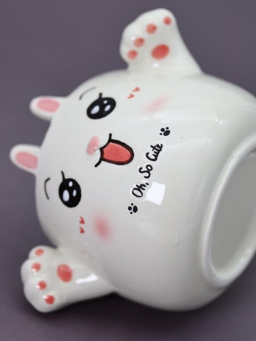 Кружка керамическая «Oh, so cute bunny», 410 ml 