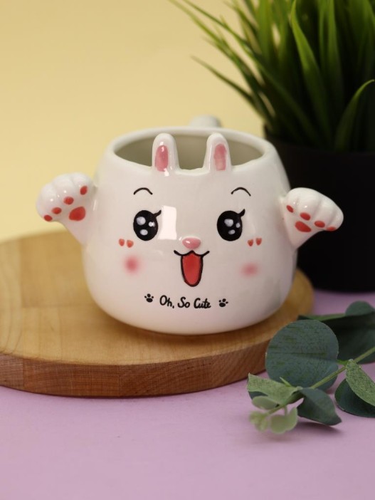 Кружка керамическая «Oh, so cute bunny», 410 ml 