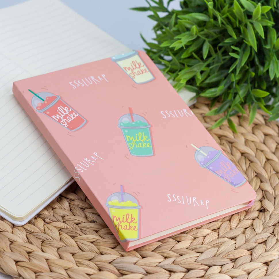 Блокнот (A5) "Nosh fruit cocktail", pink (14.5*21)